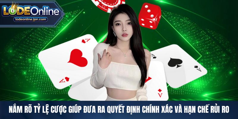 Nắm rõ tỷ lệ cược giúp đưa ra quyết định chính xác và hạn chế rủi ro